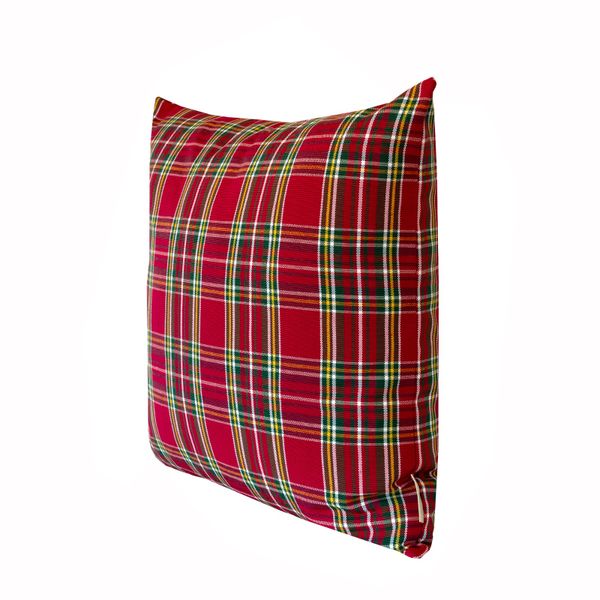 Poszewka Świąteczna Poduszka z Czerwonej Kraty 50x50 zdjęcie 2