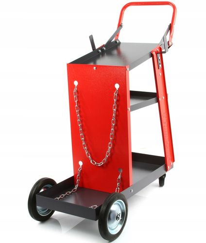 WÓZEK. SPAWALNICZY. DO SPAWAREK z półką na butle METALOWE KÓŁKA POD MIGOMAT na Arena.pl