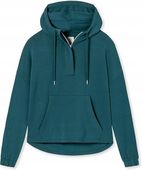 Bluza dresowa damska kangurka r.L kolor morski