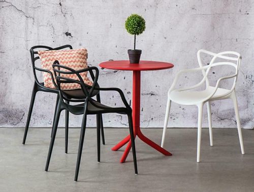 Krzesło Lexi białe insp. Master chair na Arena.pl