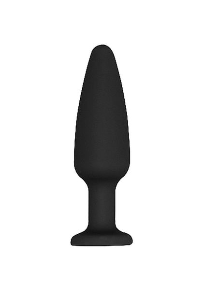 Cone-Shaped Diamond Butt Plug - Black zdjęcie 4