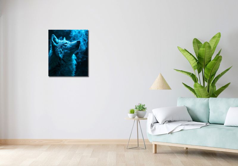 Obraz 50x60cm Oddech Wilka zdjęcie 2