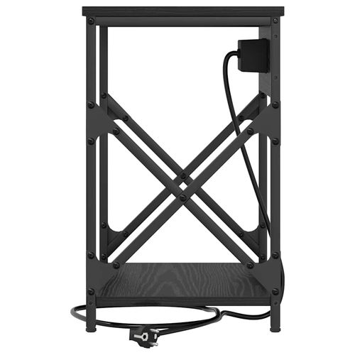 Szafka Nocna z szufladą 2 pcs Czarny dąb 41 x 31 x 51 cm na Arena.pl