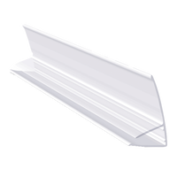 F-profil 1000mm bezbarwny do poliwęglanu 4-6mm