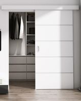 Drzwi przesuwne suwane alu line 76*205 cm cały zestaw