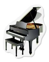 Topper toper z masy cukrowej na tort fortepian DIY