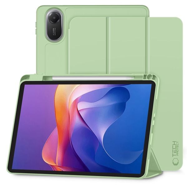 Etui Tech-Protect SmartCase Pen do Xiaomi Redmi Pad 2 11.0 Matcha Green zdjęcie 1