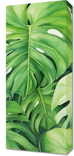 Obraz 30x70cm Tajemnice Liści zdjęcie 1