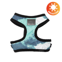 Regulowana uprząż z odblaskiem niebieska 18~23-28~33cm 1-3 kg UNIQ PETS