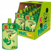 Kubuś Mus Jabłko Kaktus Limonka Pokemon 100g x 12 sztuk