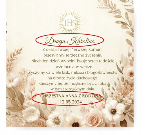 Pamiątka Komunii Świętej PREZENT Na Komunię Różaniec Brelok Pudełko na Arena.pl