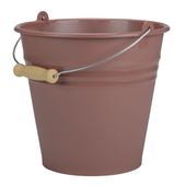 Wiadro plastikowe z metalową rączką MEGI 7l różowe do domu ogrodu żywności