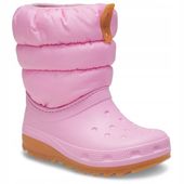 Crocs Dziecięce Buty Zimowe Śniegowce Classic Neo Puff 207683 Boot 25-26