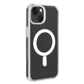 etui silikonowe puro lite mag magsafe do iphone 14 / 13 - przezroczyste