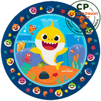 Opłatek na tort Baby Shark