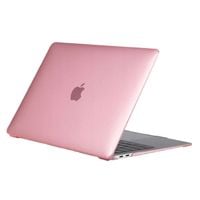 etui alogy hard case do apple macbook pro 14 2021 a2442 matowy różowy