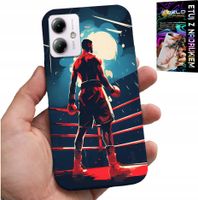 ETUI DO MOTOROLA MOTO G14 - BOKS SPORTY WALKI BOKSERZY WZORY + SZKŁO