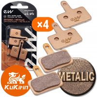 4x Klocki hamulcowe do KuKirin G2 160mm|G2 Master |G4 |G3 Pro |metaliczne
