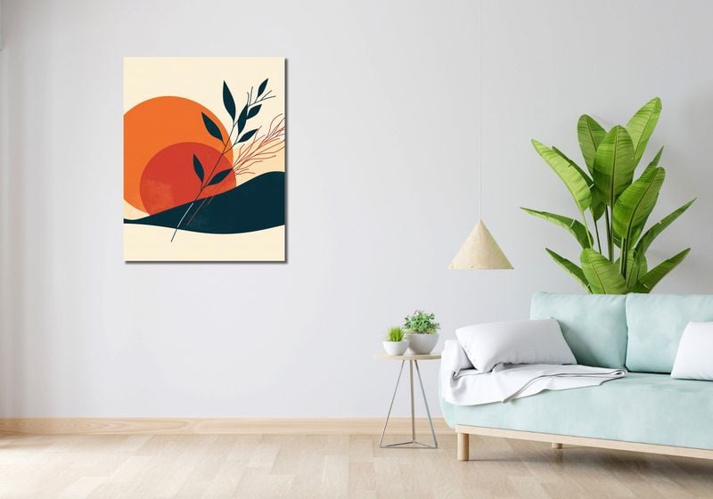 Obraz 70x90cm Zmierzch w Ciszy zdjęcie 2