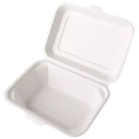 menubox z trzciny cukrowej niedzielony 600 ml, 18 x 13,5 x 7 cm 50 szt.