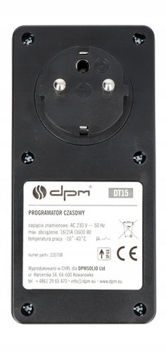 Programator czasowy analogowy z czujnikiem na Arena.pl