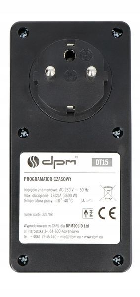 Programator czasowy analogowy z czujnikiem zdjęcie 7