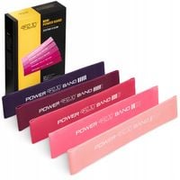 GUMY OPOROWE ZESTAW 5 SZT. DO ĆWICZEŃ ROZCIĄGANIA TRENINGU MINI BAND 30 CM