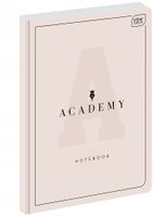 INTERDRUK Brulion A4 96 kartek w kratkę twarda oprawa ACADEMY PASTEL