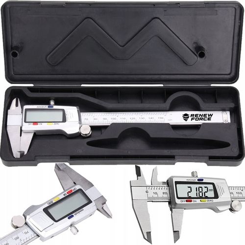 Suwmiarka elektroniczna ZE STALI NIERDZEWNEJ cyfrowa DOKŁADNA 0-150mm na Arena.pl