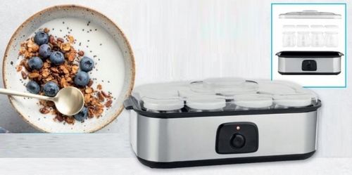 Jogurtownica ZRÓB SOBIE JOGURT DOMOWY x 8 słoiczków bądź i żyj FIT zdrowo na Arena.pl