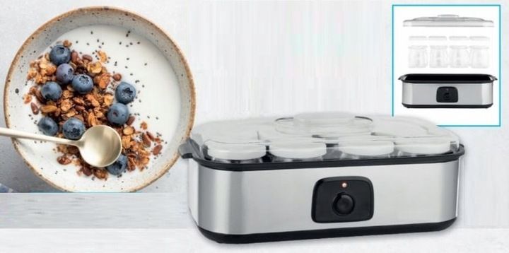 Jogurtownica ZRÓB SOBIE JOGURT DOMOWY x 8 słoiczków bądź i żyj FIT zdrowo zdjęcie 2