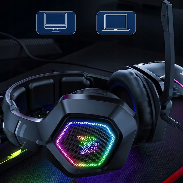 ONIKUMA K10 7.1 SŁUCHAWKI GAMINGOWE NAUSZNE PRZEWODOWE Z MIKROFONEM DO PC zdjęcie 5