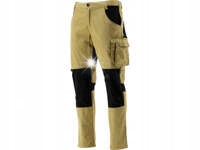 YATO SPODNIE ROBOCZE OCHRONNE MONTERSKIE 4-WAY SERWAL KHAKI ROZM. L