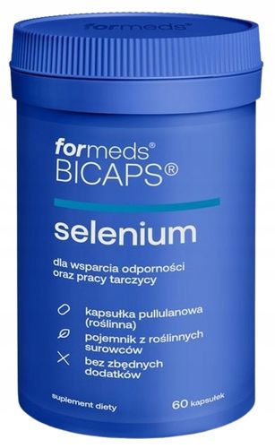 ForMeds Bicaps SELENIUM SELEN Tarczyca Odporność Spermatogeneza na Arena.pl