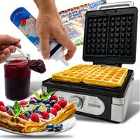 Gofrownica 1400W MOCNA+ Przepis na Chrupiące Gofry