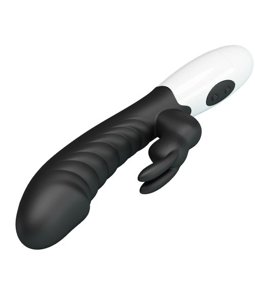 Czarny wibrator króliczek zdjęcie 5