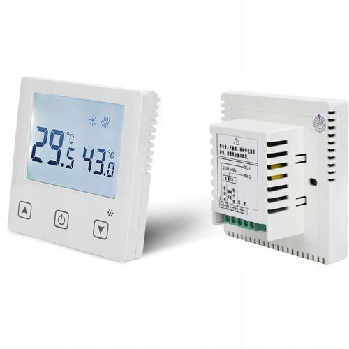 TERMOSTAT TERMOREGULATOR PODŁOGÓWKI REGULATOR LCD na Arena.pl