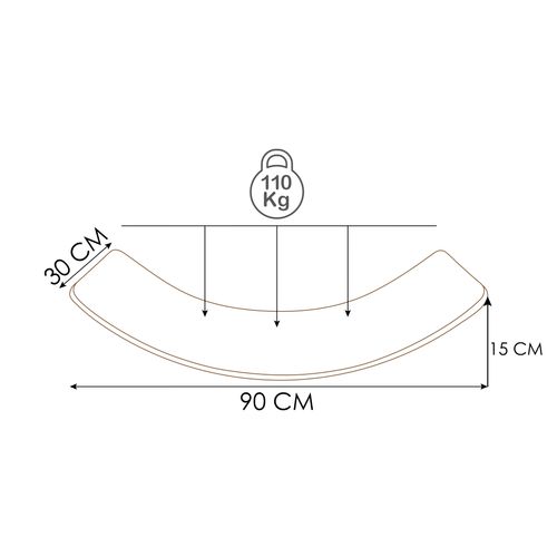 deska do balansowania Lama Max - zielony na Arena.pl