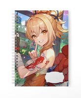 Zeszyt A5 100 stron w kratkę Genshin Impact - Yoimiya