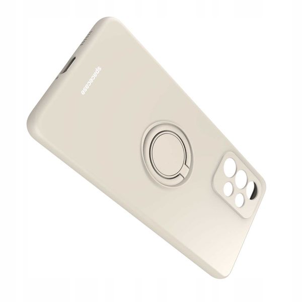 Spacecase Silicone Ring Galaxy A53 5G Bone zdjęcie 6