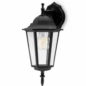Kinkiet Ogrodowy Lampa LATARNIA E27 IP44 Czarna