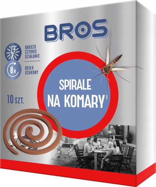 BROS Spirale na komary 10 szt. zdjęcie 1