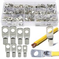 DUŻY ZESTAW KONEKTORY OCZKOWE MIEDZIANE OCZKA KOŃCÓWKI KABLOWE OCZKOWE