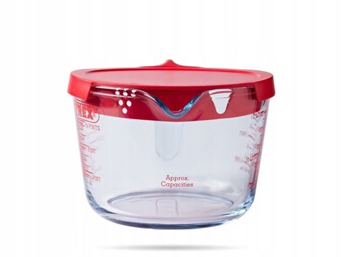 Szklany dzbanek kuchenny z miarką i pokrywką 1 L PYREX na Arena.pl