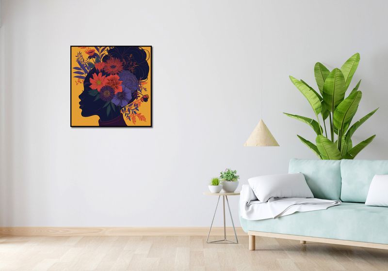 Plakat 70x70cm Botaniczna Muza zdjęcie 4