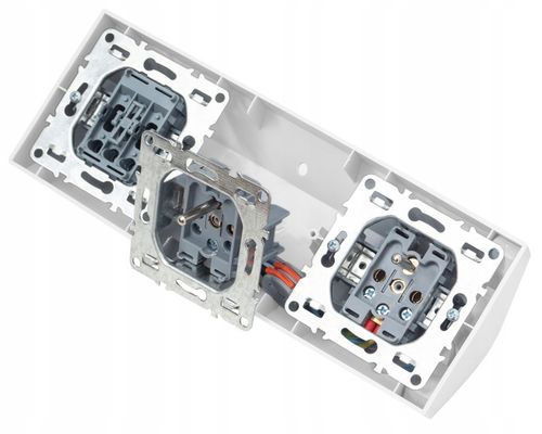 GNIAZDO POTRÓJNE MEBLOWE NAROŻNE KUCHENNE BLATOWE BIURKOWE BIAŁE NABLATOWE na Arena.pl