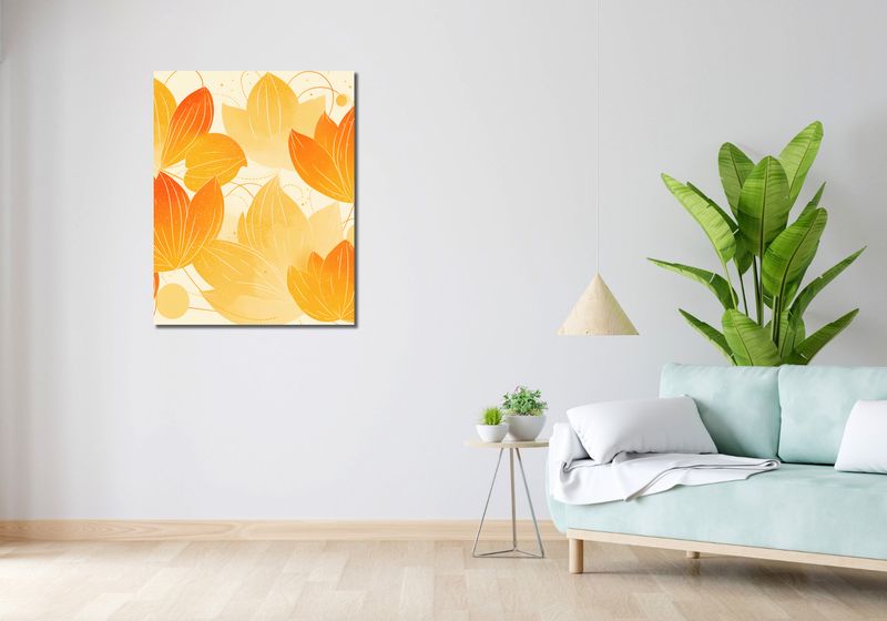 Obraz 70x90cm Jesienna Wizualizacja zdjęcie 2