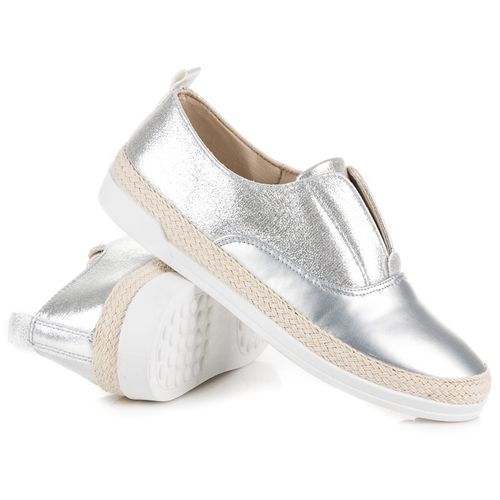 Srebrne Trampki Espadryle r.40 na Arena.pl