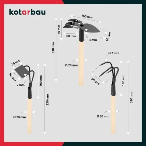 ZESTAW MINI NARZĘDZI OGRODNICZYCH 6SZT MOTYCZKA PAZURKI WIDEŁKI DO na Arena.pl