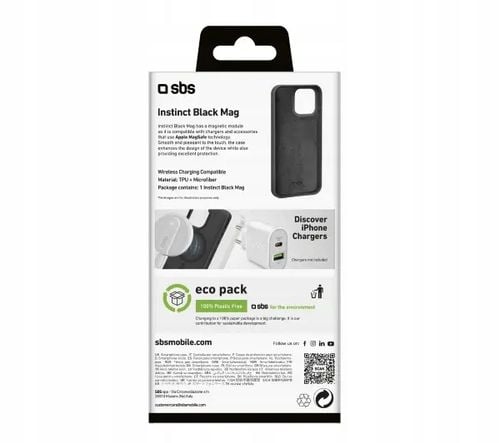 Etui plecki SBS Instinct MagSafe Czarne do Apple iPhone 16 Pro na Arena.pl